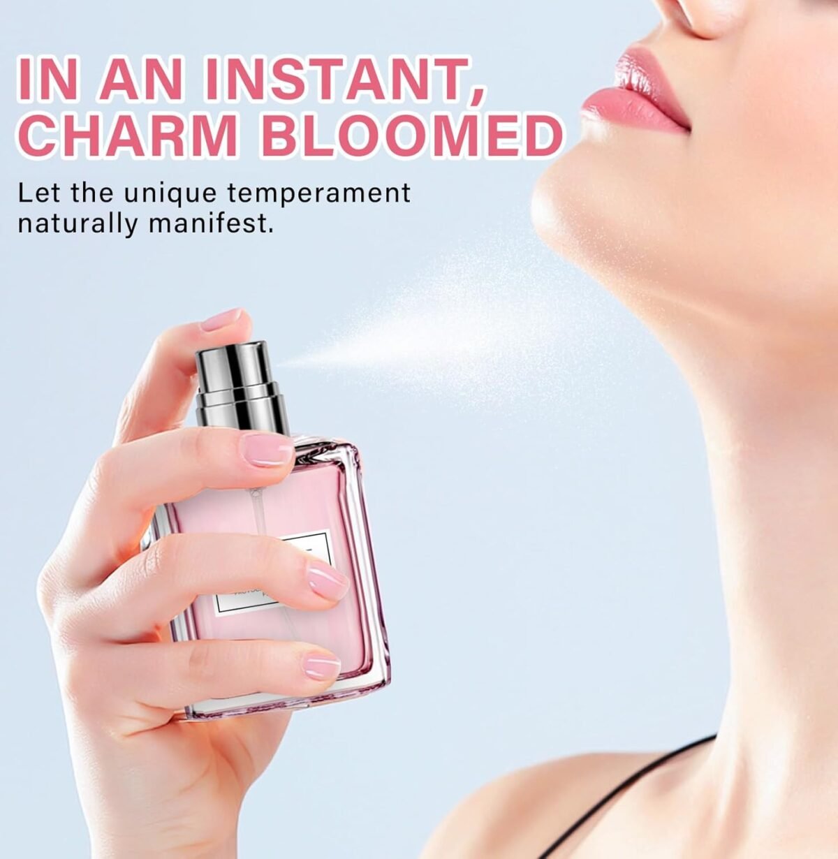 MOSKILA Pheromones Perfumes for Women, Venom Pheromone Perfume with Unique Scent to Attract Him, Lasting Fragrance for Long Time, Light Pink - Image 4