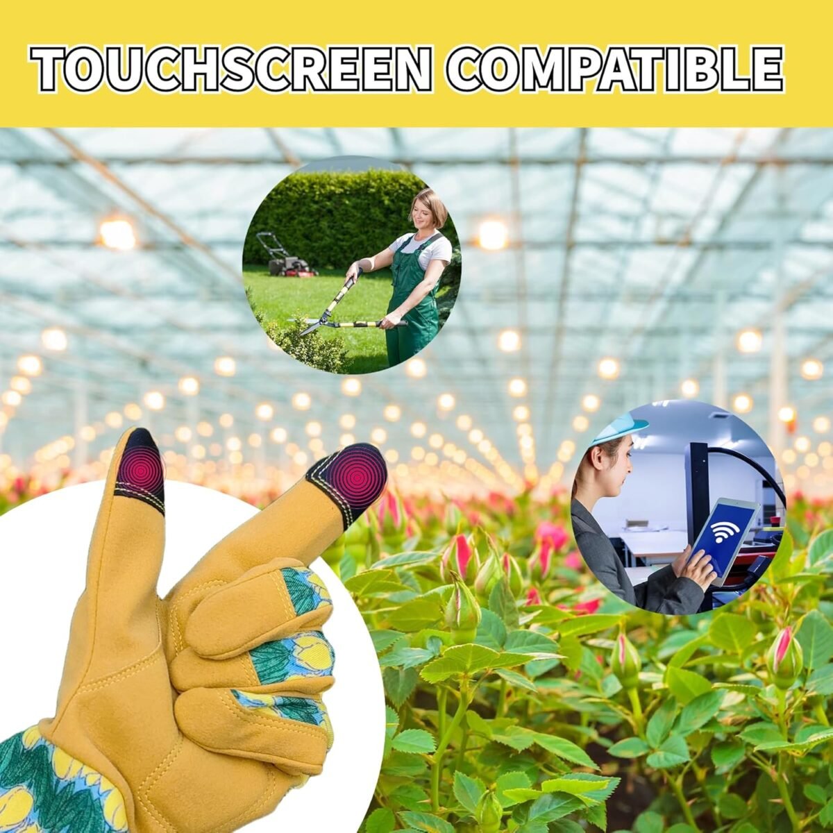 Gardening Gloves for Women and Men, Thorn Proof&Puncture Resistance Garden Gloves,Gauntlet Gloves,Gifts - Image 5