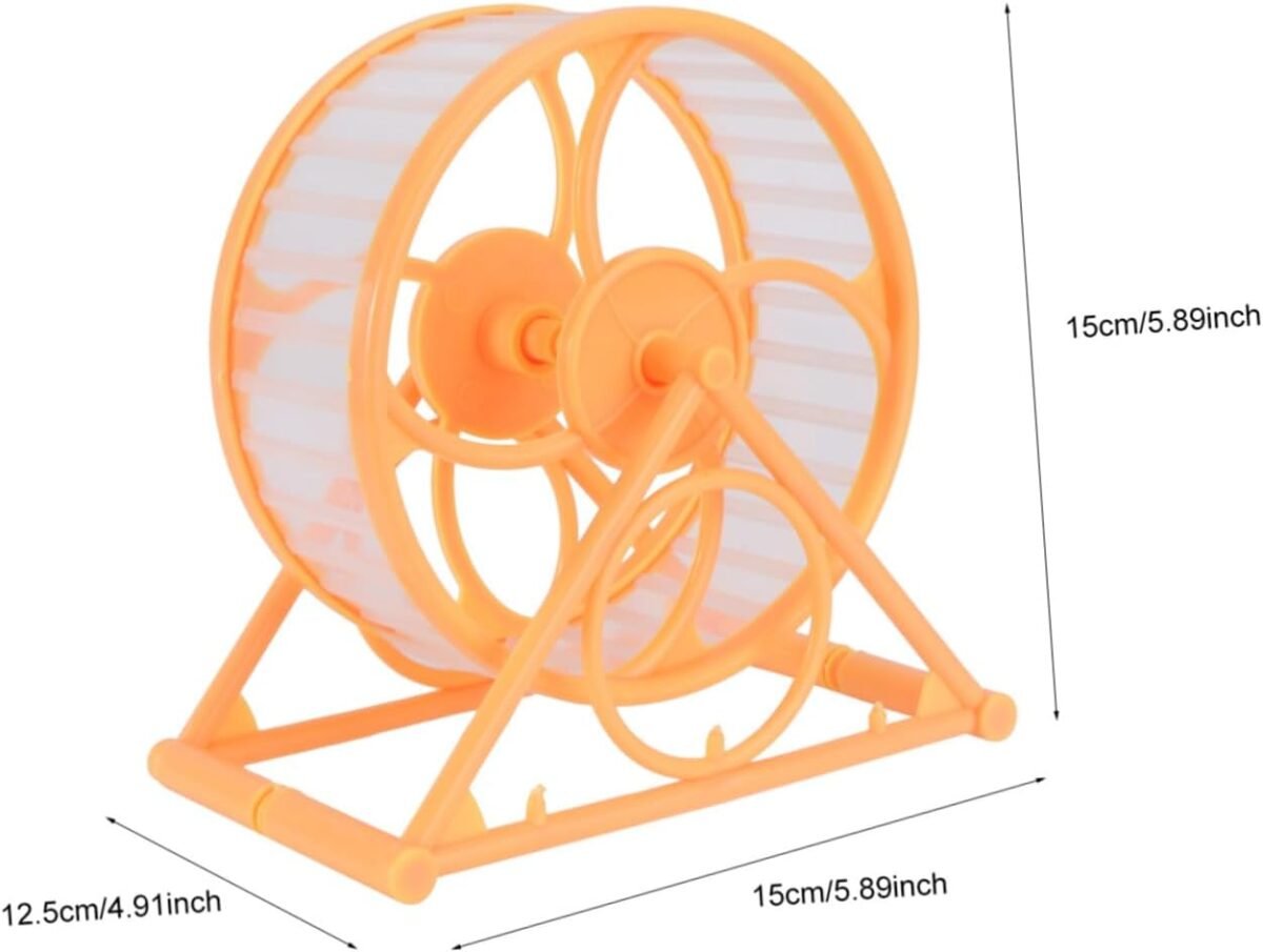 Pet Silent Exercise Wheel for Hamsters Small Pets Quiet Running for Cage for Exercise Entertainment for Decompression Health - Image 3