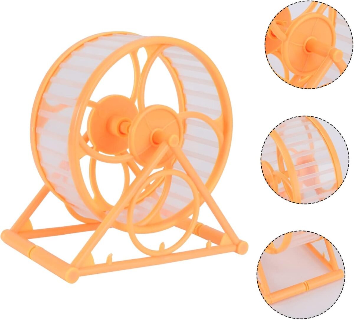 Pet Silent Exercise Wheel for Hamsters Small Pets Quiet Running for Cage for Exercise Entertainment for Decompression Health - Image 6