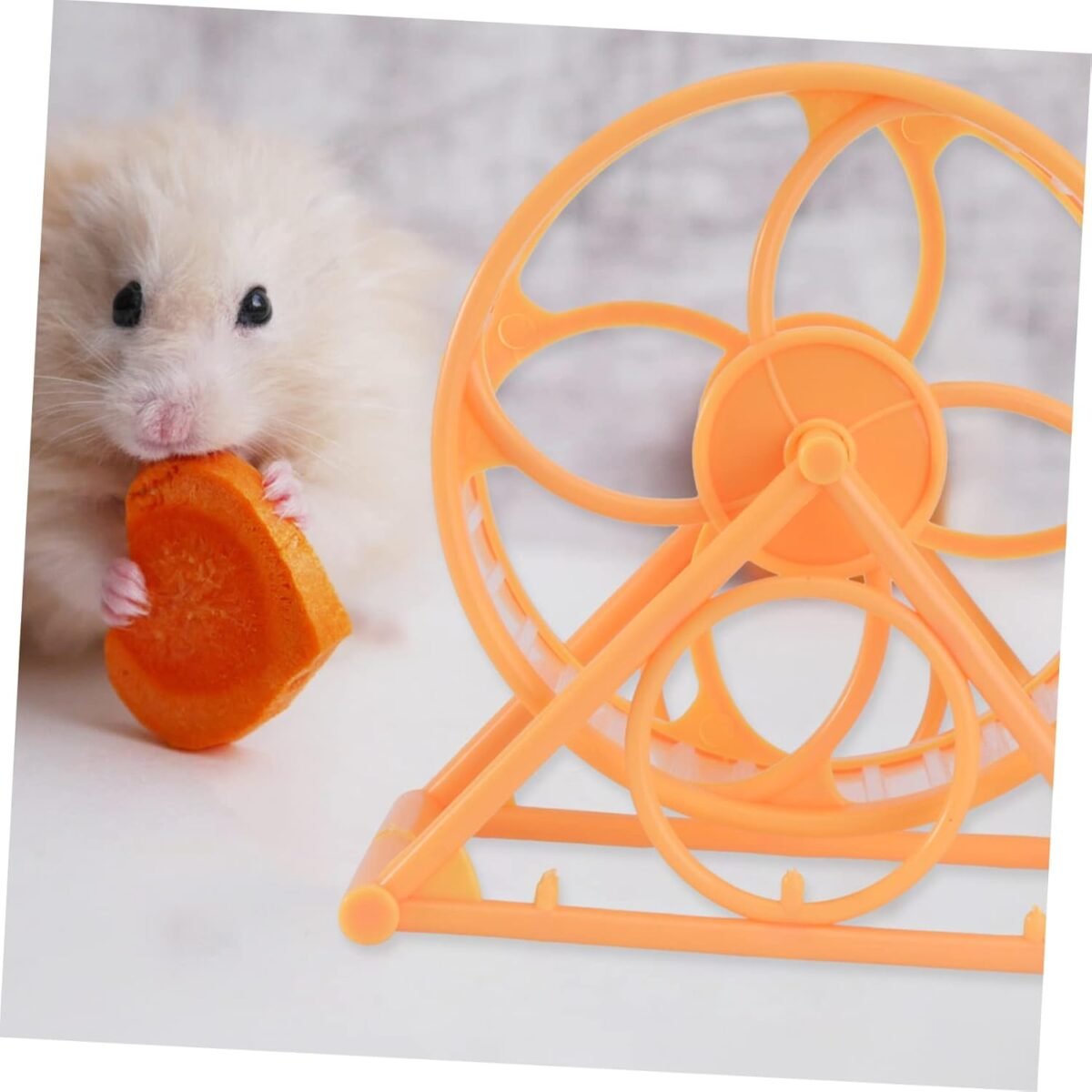 Pet Silent Exercise Wheel for Hamsters Small Pets Quiet Running for Cage for Exercise Entertainment for Decompression Health - Image 9