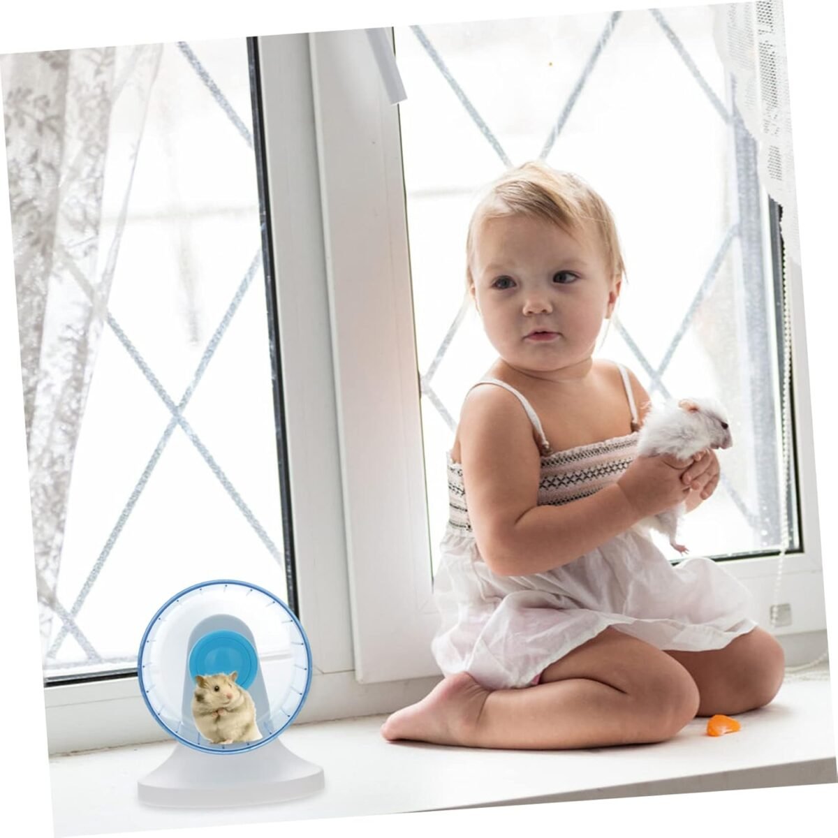 KESYOO 1Pc Blue Hamster Running Wheel Silent Exercise for Hamsters and Pets Pet Running for Increased Activity and Fun - Image 7