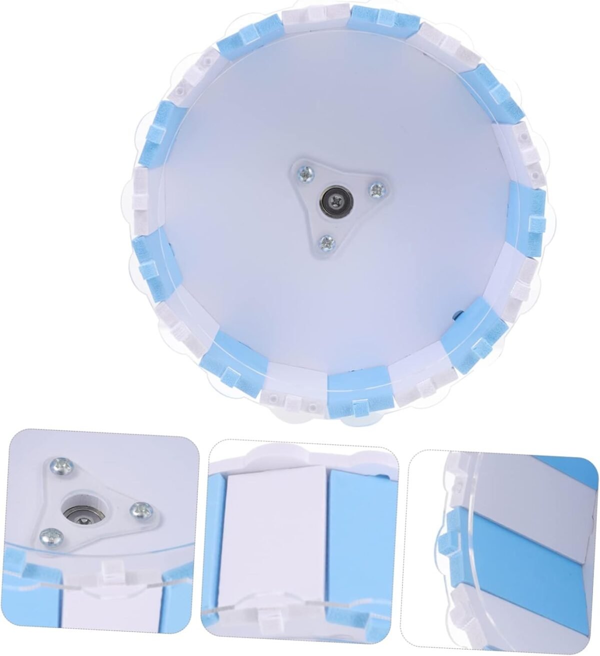 HEMOTON 1Pc Silent Hamster Exercise Wheel Running for Hedgehogs Squirrels and Pets Fun Activity Plaything to Boredom and Enhance Exercise - Image 5