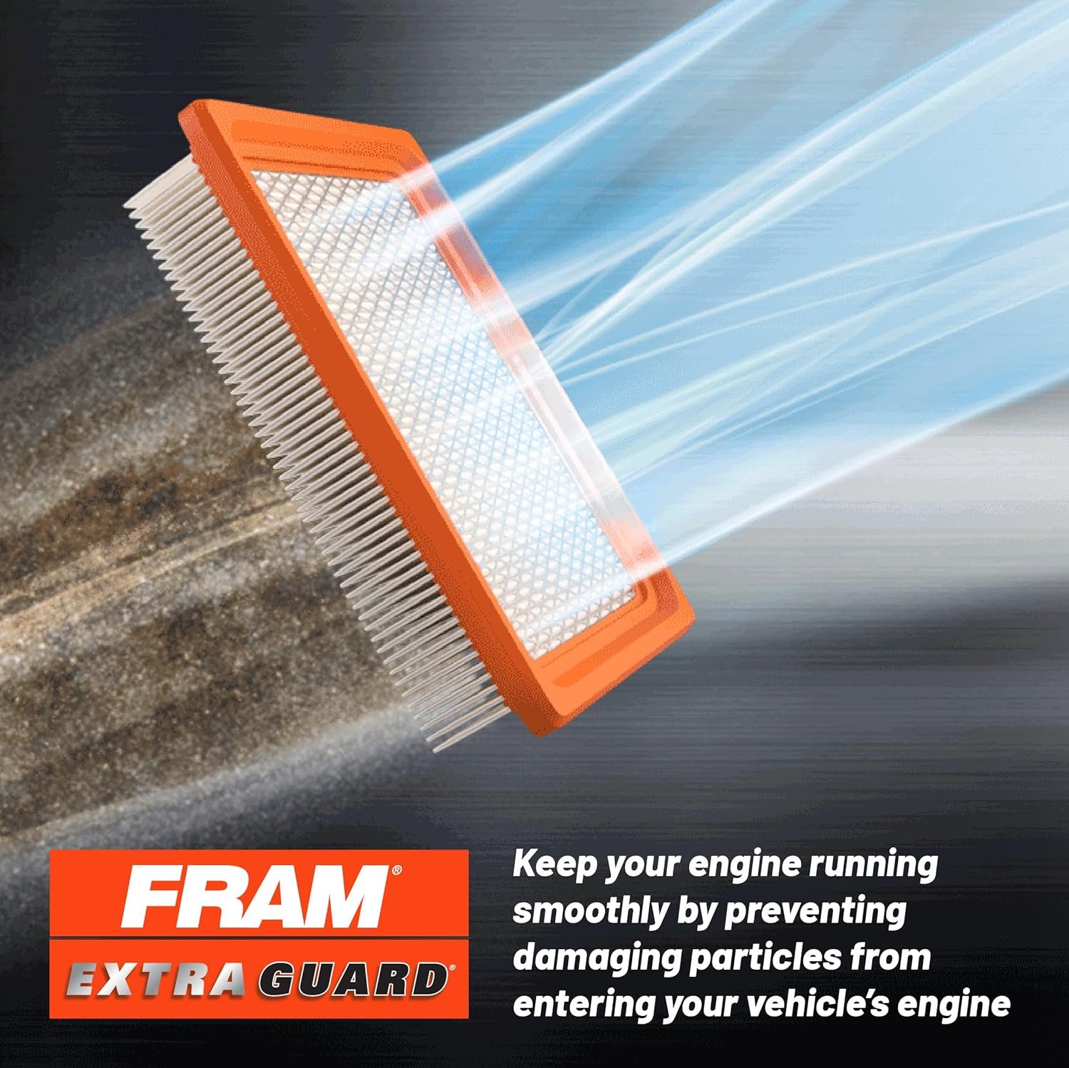 FRAM Extra Guard CA10242 Replacement Engine Air Filter for Select Ford, Lincoln, Mazda, and Mercury Models, Provides Up to 12 Months or 12,000 Miles Filter Protection - Image 3