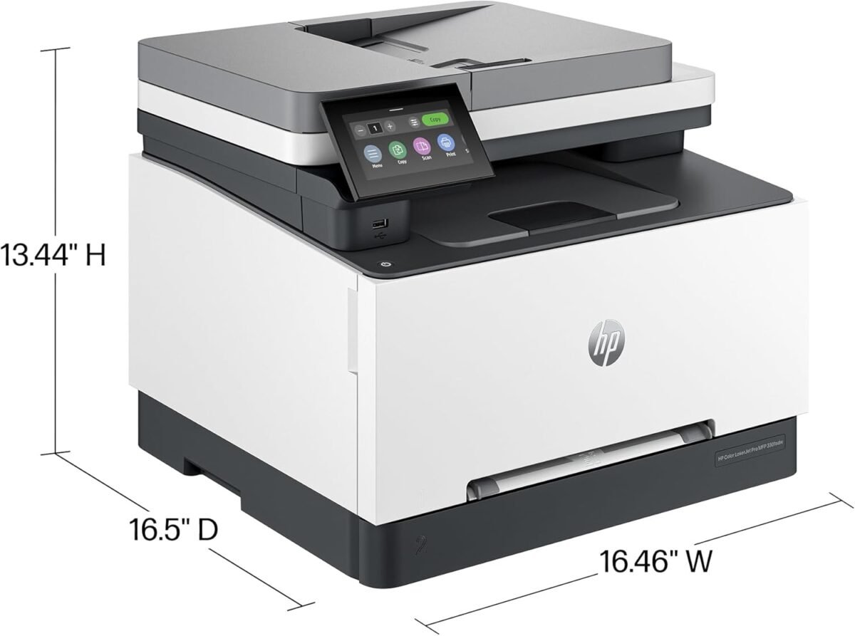 HP Color Laserjet Pro MFP 3301sdw Wireless All-in-One Color Laser Printer, Scanner, Copier, Best-for-Office (499Q3F) - Image 4
