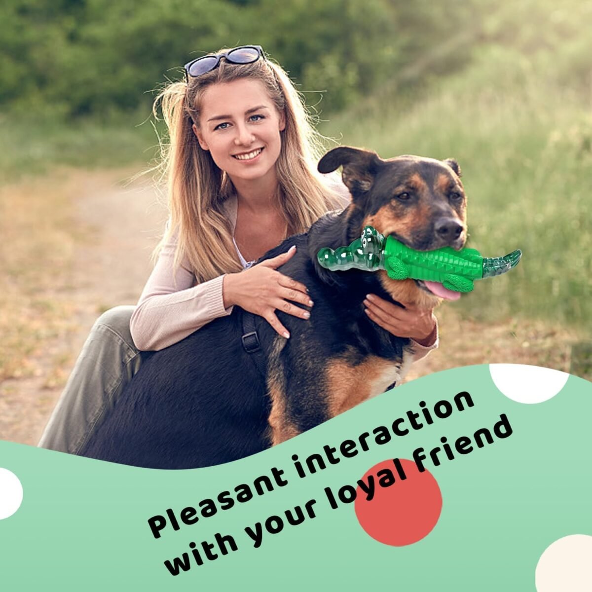 Dog Chew Toys for Aggressive Chewers - Indestructible Dog Toy to Reduce Pet Anxiety and Boredom for Small, Medium, Large Breed - Image 9