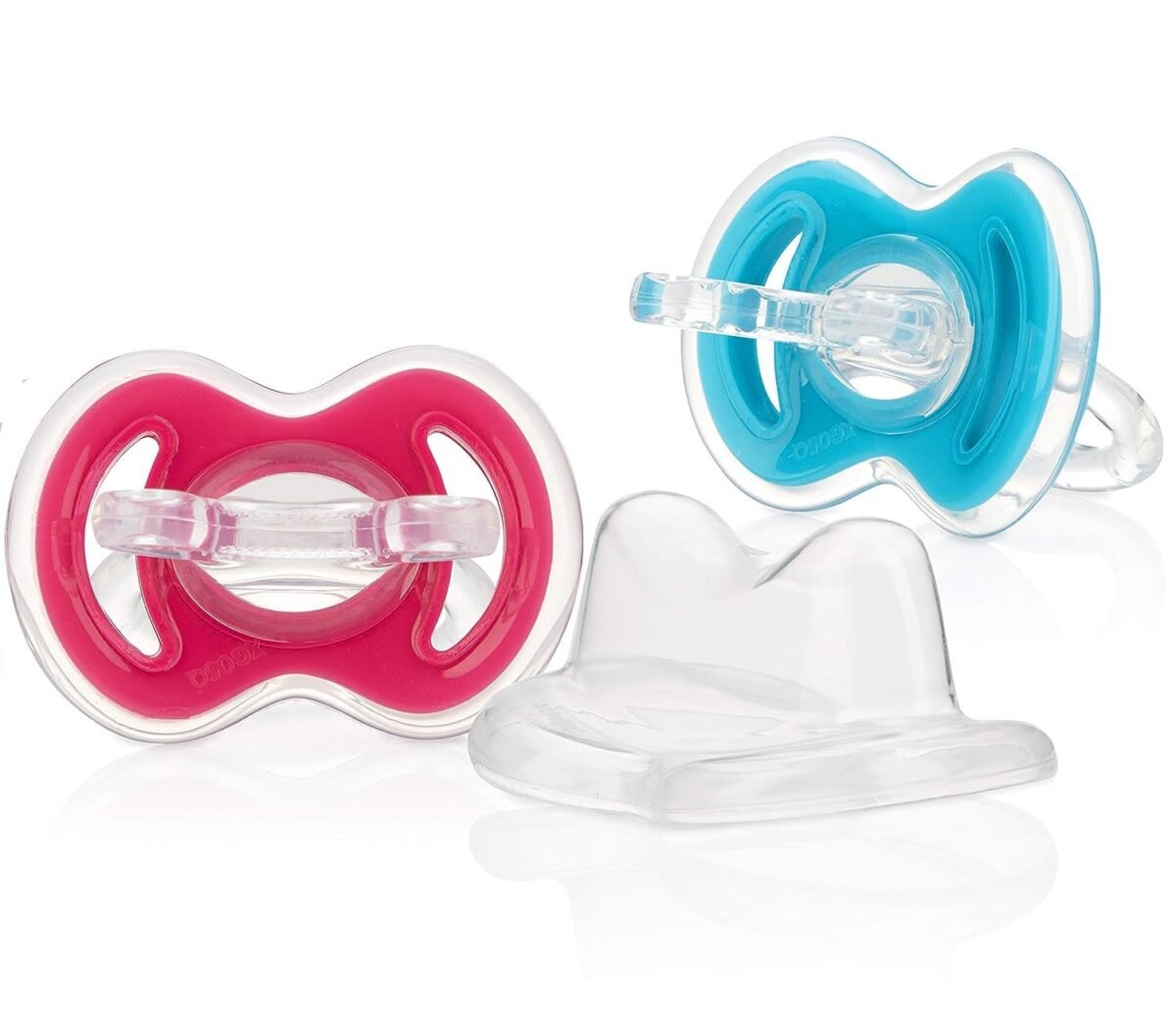 Nuby 2-Pack Gum-eez Pacifier Teethers, Colors May Vary - Image 3