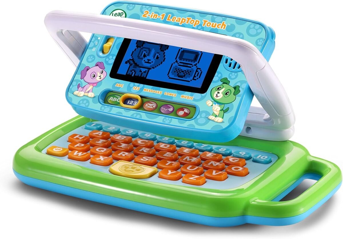 LeapFrog 2-in-1 LeapTop Touch, Green - Image 4