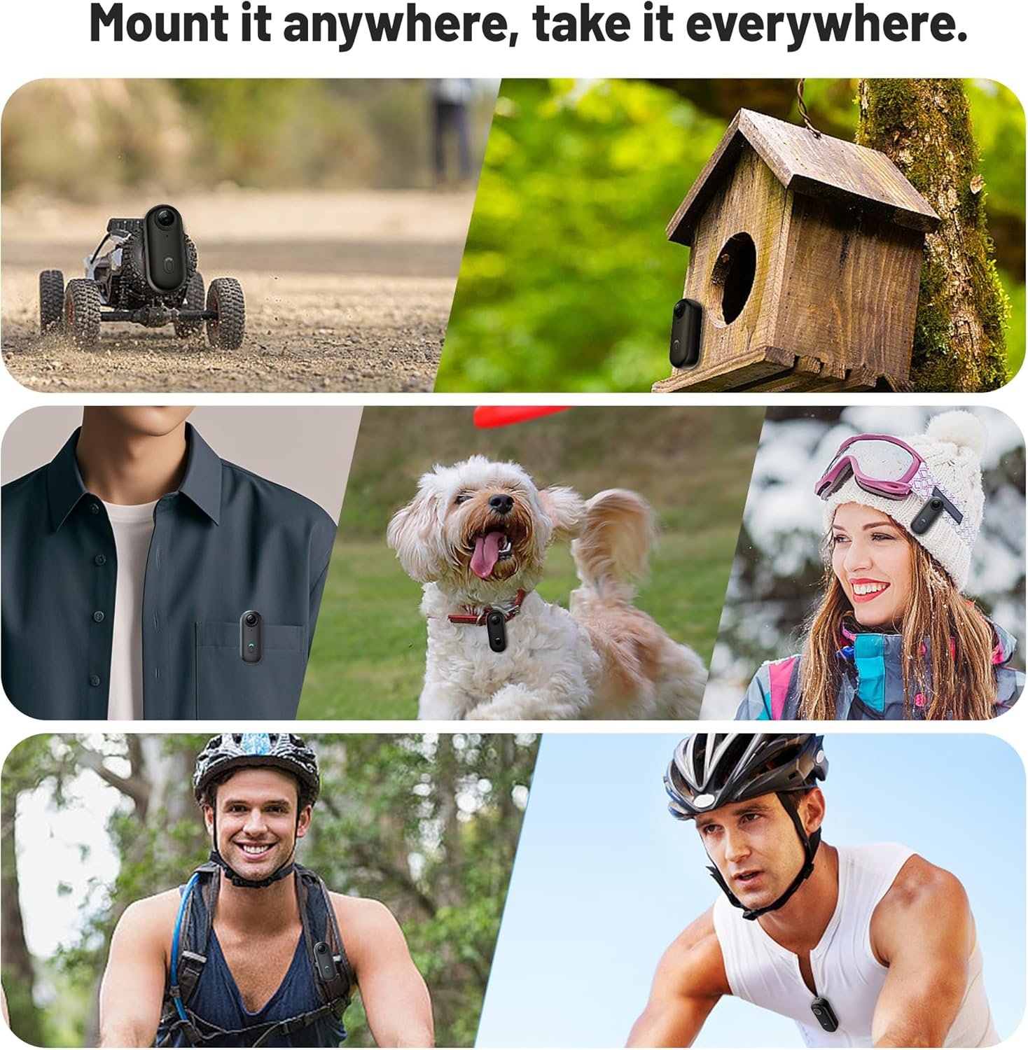 128GB FHD 1080P Mini Body Camera, Wearable Action Body Cam, Thumb Size Hands Free Recording Body Worn Camera, Premium Portable Camcorder Mount Anywhere for Work, Travel, Pet Walking (Black) - Image 5