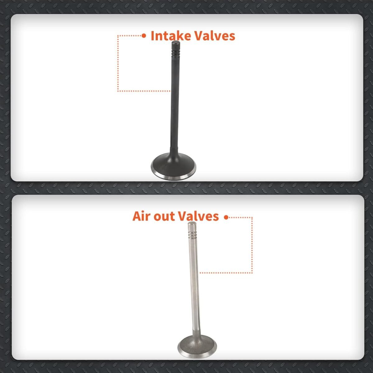 labwork 16PCS Intake Air-out Engine Valves Replacement for GM 2.0L 2.2L 2.4L ECOTEC DOHC 12622329 12615936 - Image 7