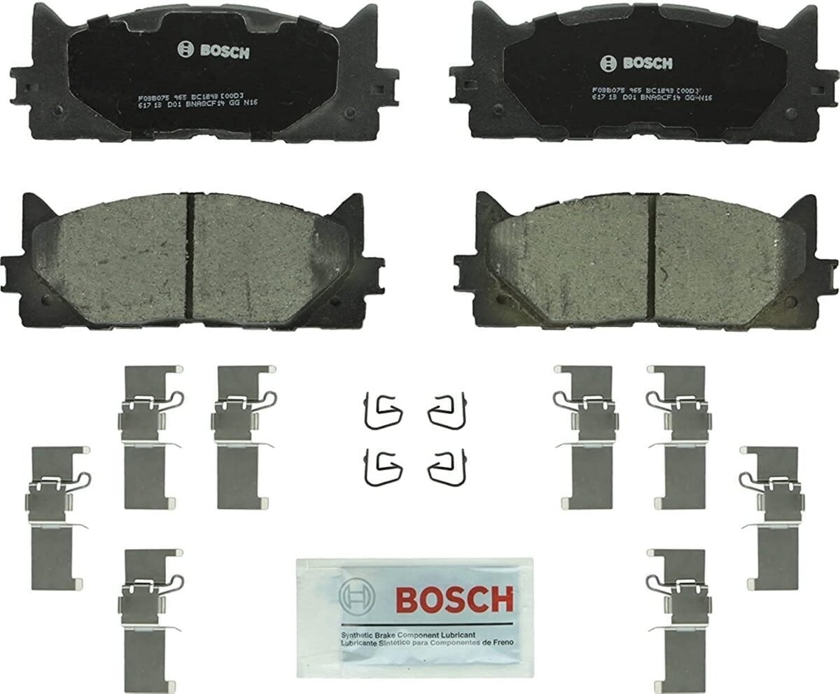 BOSCH BC1293 QuietCast Premium Ceramic Disc Brake Pad Set - Compatible with Select Lexus ES300h, ES350; Toyota Avalon, Camry; FRONT - Image 2