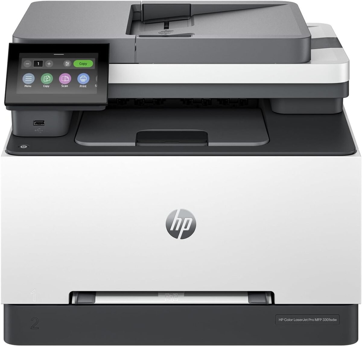 HP Color Laserjet Pro MFP 3301sdw Wireless All-in-One Color Laser Printer, Scanner, Copier, Best-for-Office (499Q3F) - Image 2