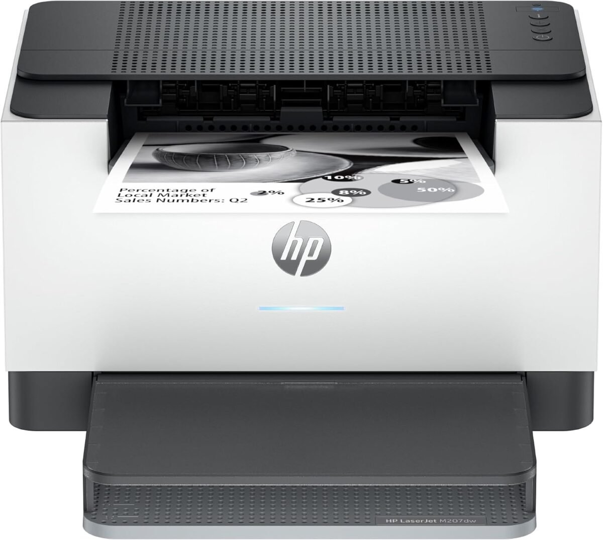 HP Laserjet M207dw Laser Wireless Printer, Black and White, Duplex, Best for Office - Image 2
