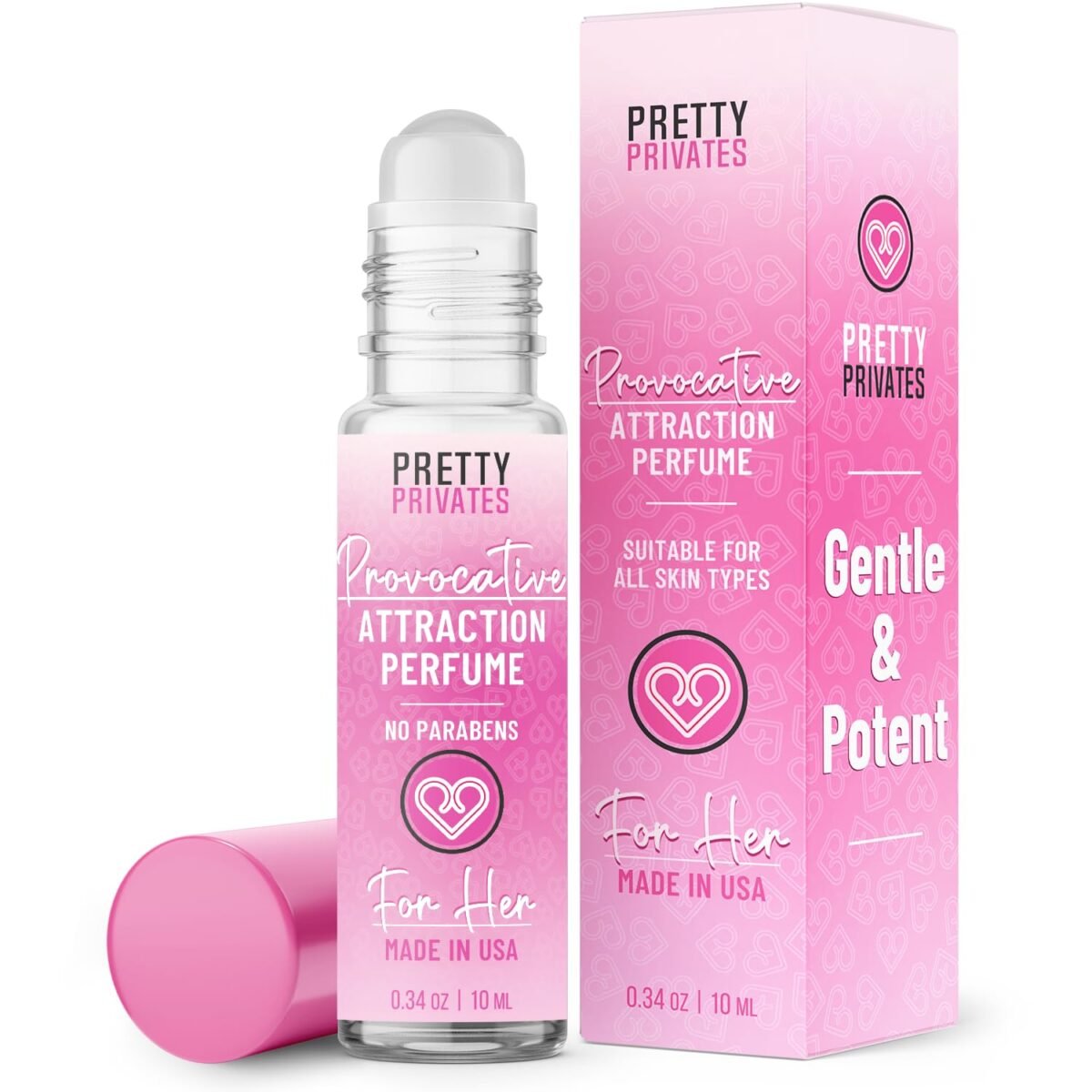 Pretty Privates Pheromone Perfume for Women with 10mL Roll-On Oil, Long-Lasting Scent, Enhanced Elegance, Alluring Fragrance Made in USA – Women's Body Oil, Feromonas Perfume Women - Image 2