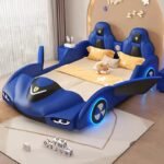 Baby Cot Bed Child with Desk Modern Luxury Princess Multifunctional Childrens Furniture Kids Boys Crib Frames Girls A Design Lit