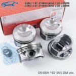 06L107065BD EA888 Modified Engine Piston & Piston Ring Kit For Audi A4 A5 A6 VW Golf Tiguan Passat Jetta Passat CC 06H107065DL