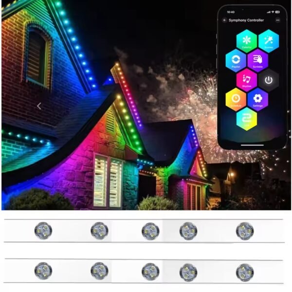 Special order 250FT set Permanent Track lights UCS2904 RGBW 12V 24V Gems tone style Trim lights