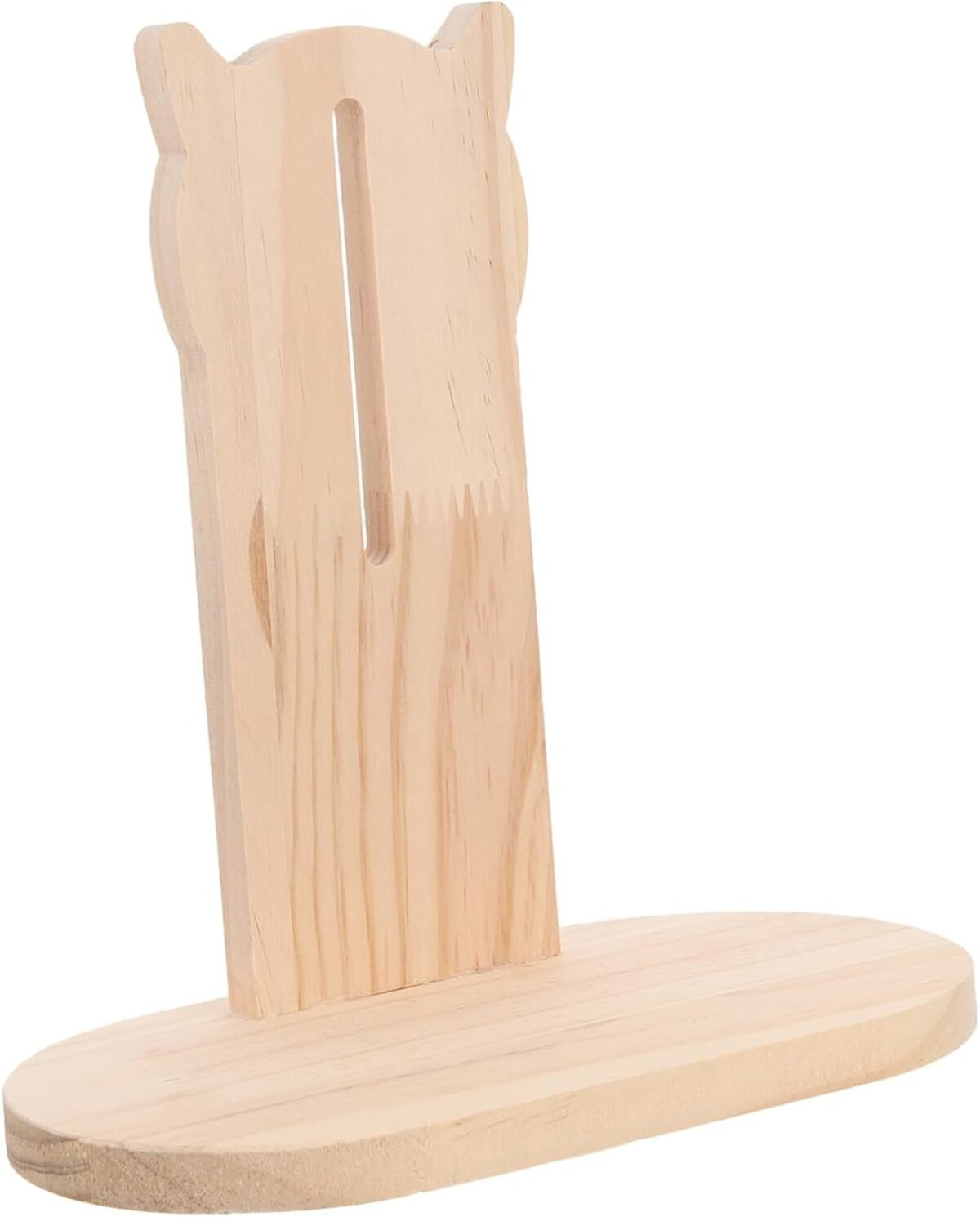 SUPVOX Wooden Hamster Wheel Base Stable Storage Holder for Hamster Running Wheel Silent Wheel Rack for Pets for Dwarf Hamsters and Mice - Image 2