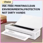 LISM Mini Printer Portable A4 Tattoo/Roll/Fold Paper Print Bluetooth Support Window/Phone Moible Printing Thermal Pocket Printer