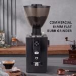 ITOP TCG64 Commercial Coffee Grinder 64mm Flat Burr 1000g Bean Hopper Time Quantification Espresso Coffee Grinding Machine