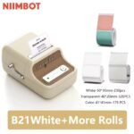 Niimbot B21 Mini Portable Thermal Label Printer Mini Adhesive Sticker Printers for Home Office For Mobile Phone NEW