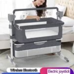 Baby Cot Baby Crib Cradle Newborn Movable Portable Nest Crib Baby Travel Bed with Mosquito Net Sleeping Bed Baby Rocking Bed