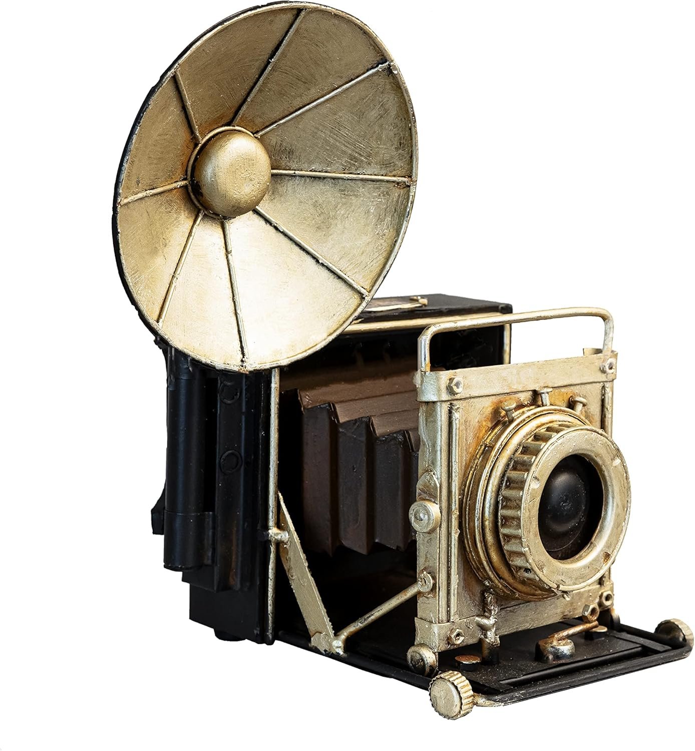 Vintage Camera Statue Model Showcase Decorative Props Showcase Camera Crafts Collectible Figurine Home Desktop Decoration - Image 2