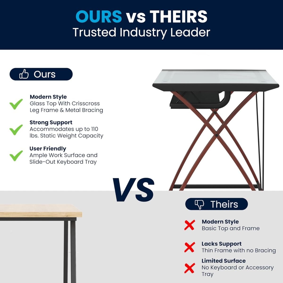 1746432796 flash furniture jude tempered glass computer desk with pull out keyboard tray and crisscross frame small computer desk for home office cherryclear.jpg