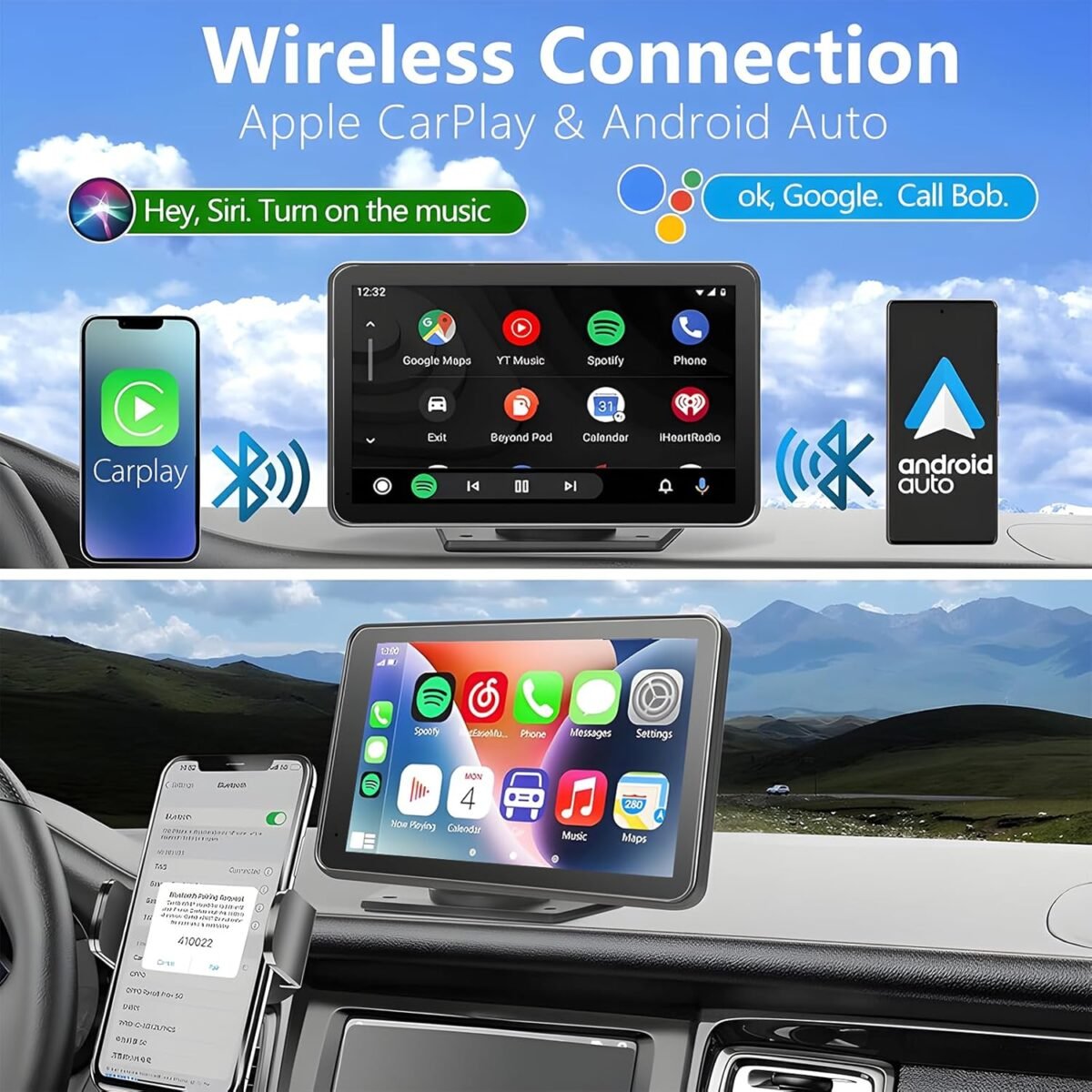 1746489987 portable carplay screen for car 7 wireless carplay android auto with bluetooth hd backup camera gps navigation siri fm aux mirror link for all vehicles.jpg