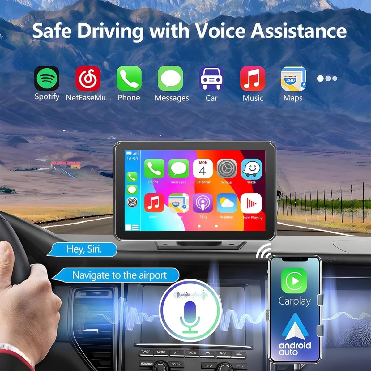 1746489997 portable carplay screen for car 7 wireless carplay android auto with bluetooth hd backup camera gps navigation siri fm aux mirror link for all vehicles.jpg