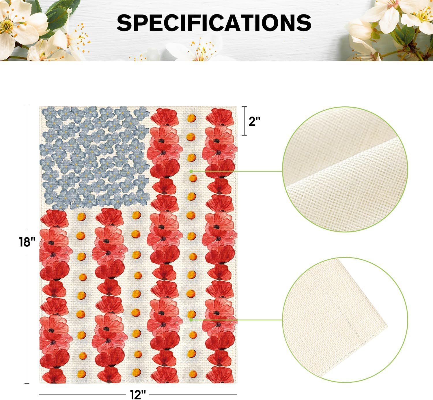 1746541137 avoin colorlife myosotis poppy memorial day garden flag 12x18 inch double sided outside patriotic american flag yard outdoor decoration.jpg