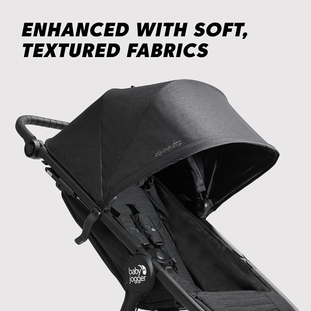 1746564788 baby jogger city mini gt2 all terrain stroller black complete with adjustable handlebar hand operated parking brake and car seat adapter.jpg