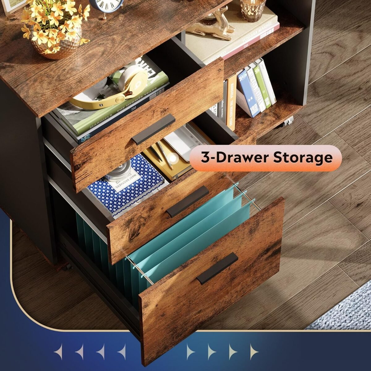 1746578163 devaise 3 drawer mobile file cabinet wood lateral filing cabinet printer stand with open shelves for home office rustic brown.jpg