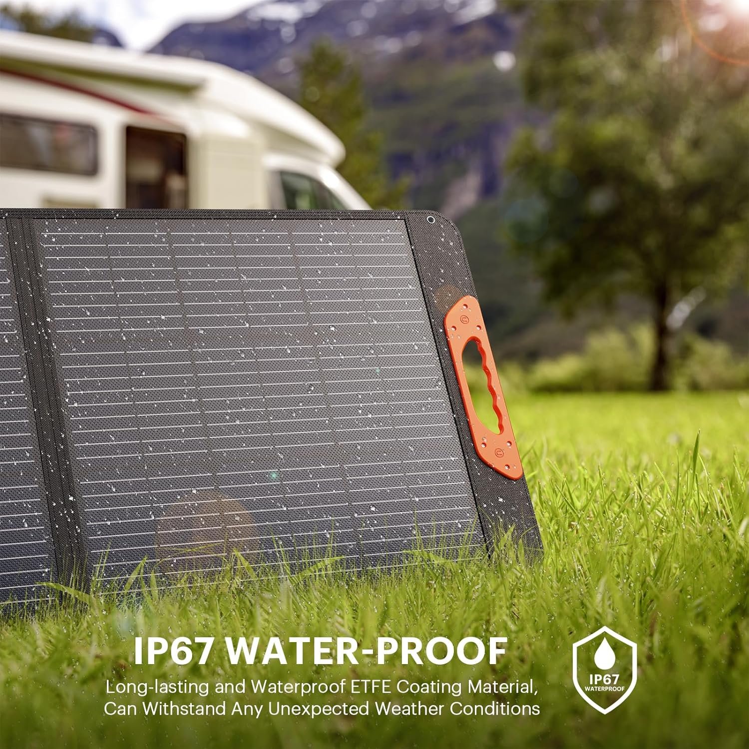 1746607602 100w portable solar panel 100 watt 20v monocrystalline foldable solar charger for power stationqc3.0 usb a type c output23.5 high efficiency ip67 waterproof for camping rv blackout.jpg