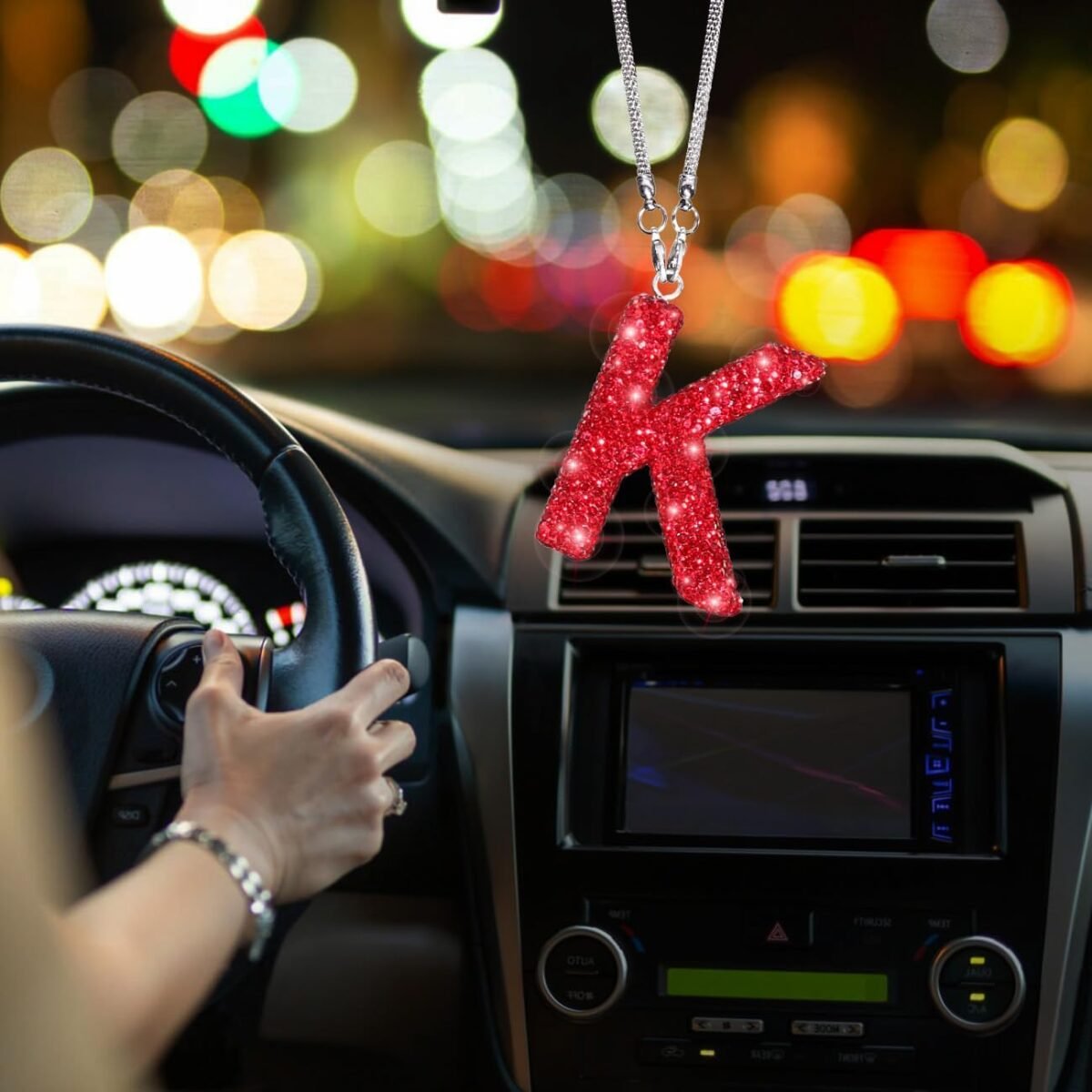 1746651628 rear view mirror hanging accessories crystal diamond rhinestone car ornament letter k cute lucky red car accessories for women k.jpg