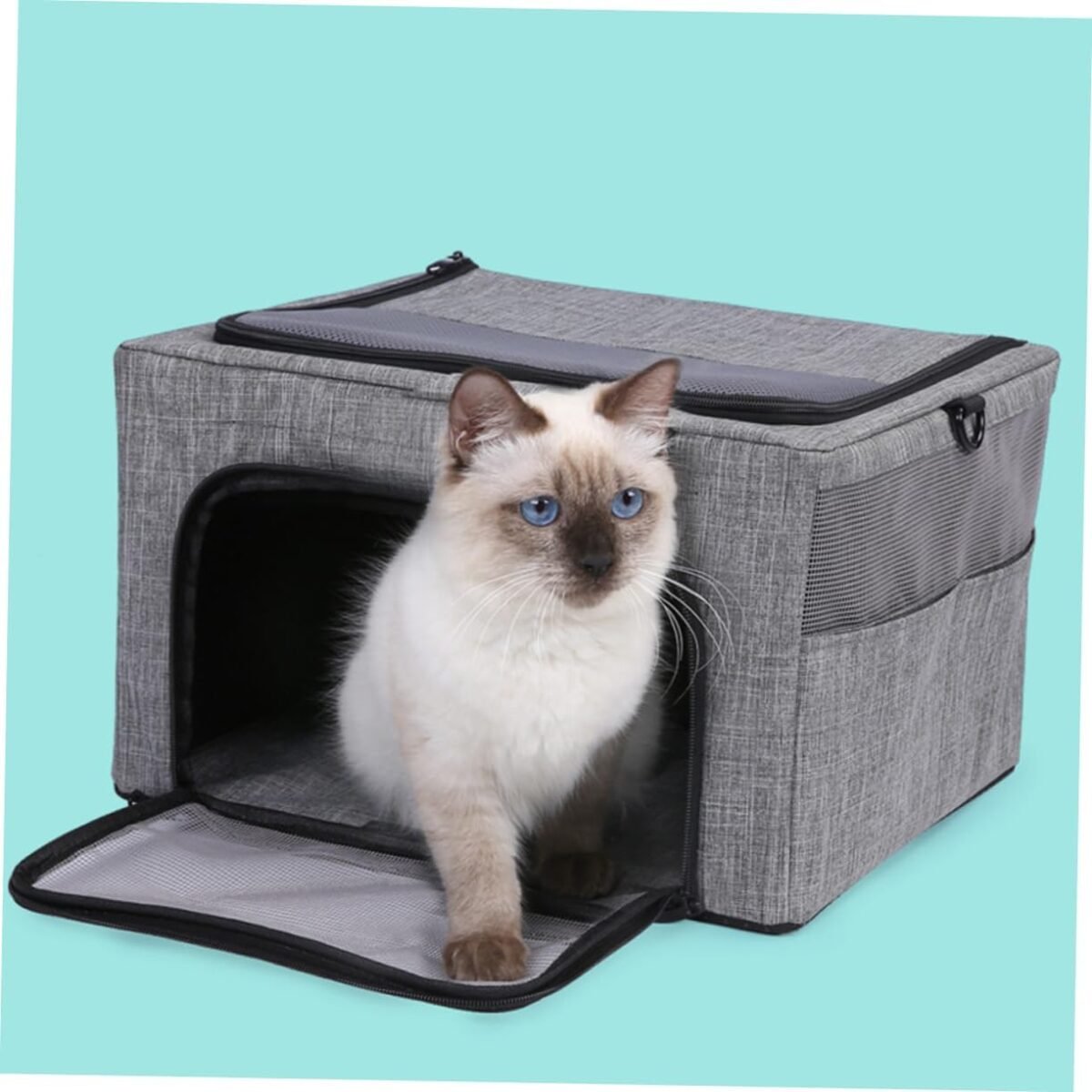 1746721726 car dog bag mesh pet bag breathable design safe pet carrier for car portable straps for stable travel.jpg
