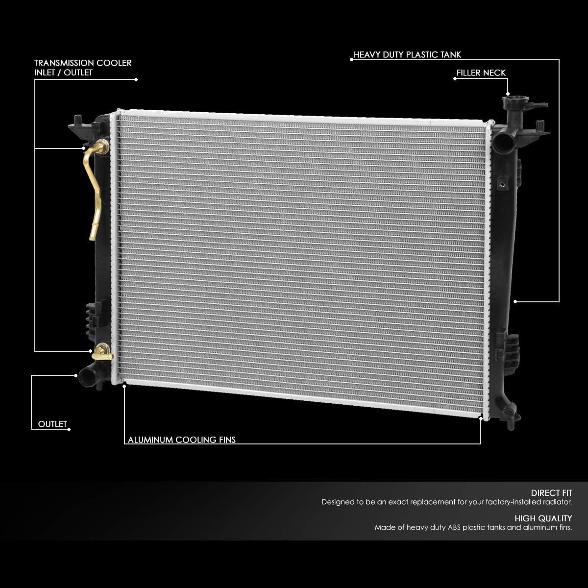 1746754550 dna motoring oem ra 13150 factory style direct fit aluminum cooling radiator compatible with 10 15 tucson 11 16 sportage at 25 316 w x 18 1116 h x 58 d 1 38 inlet 1 38 outlet.jpg