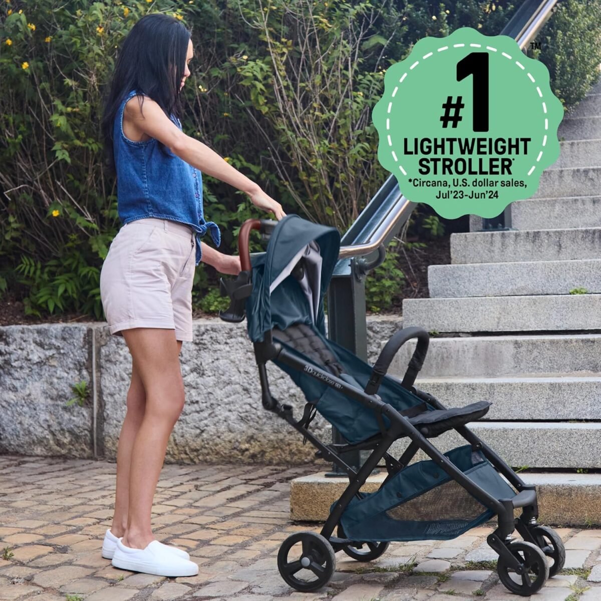 1746822362 ingenuity 3dquickclose cs compact fold stroller – lightweight stroller with oversized canopy extra large storage and compact fold deep ocean.jpg