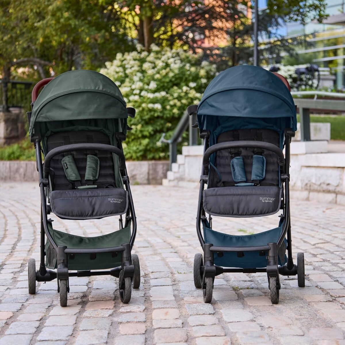 1746822367 ingenuity 3dquickclose cs compact fold stroller – lightweight stroller with oversized canopy extra large storage and compact fold deep ocean.jpg