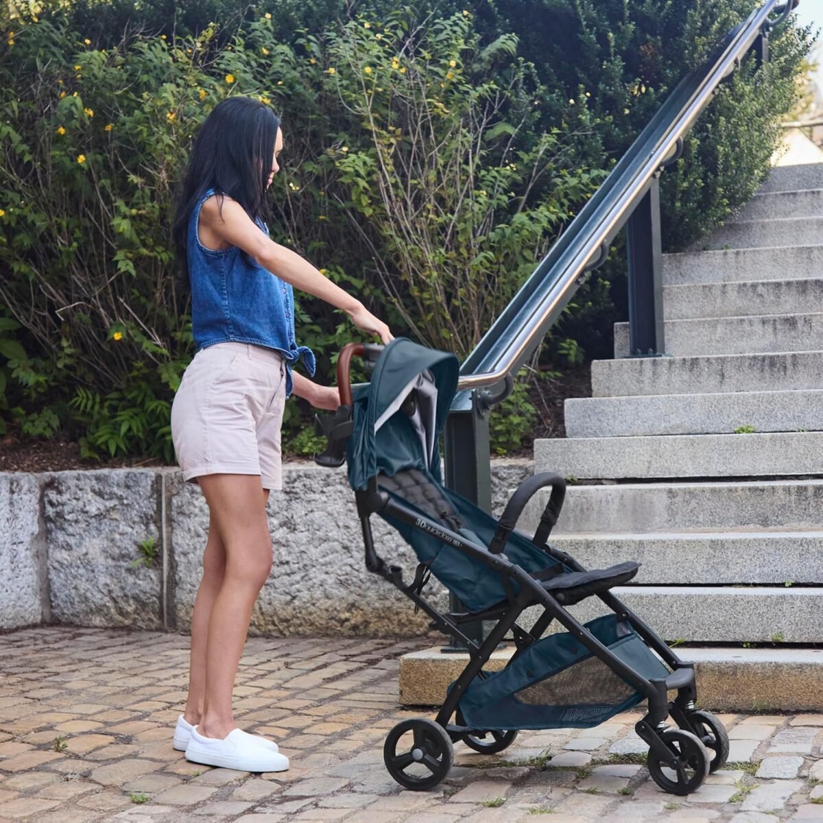 1746822369 ingenuity 3dquickclose cs compact fold stroller – lightweight stroller with oversized canopy extra large storage and compact fold deep ocean.jpg