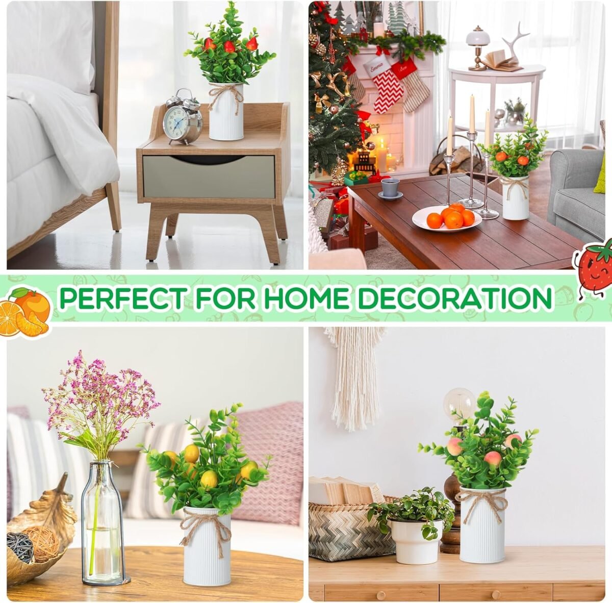 1746862485 dandat 8 pieces artificial fruit plants with vase strawberry centerpieces for tables fake lemon orange peach for summer kitchen home table centerpieces farmhouse decoration.jpg