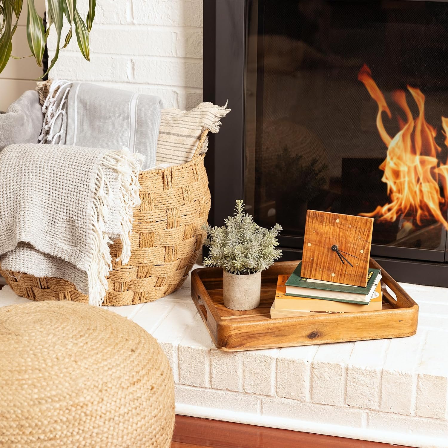 1746915283 acacia wooden serving trays with handles for eating appetizers food snacks or home decor large wood bed tray or tv tray decorative ottoman or coffee table accessory 16x12 inch set of 1.jpg