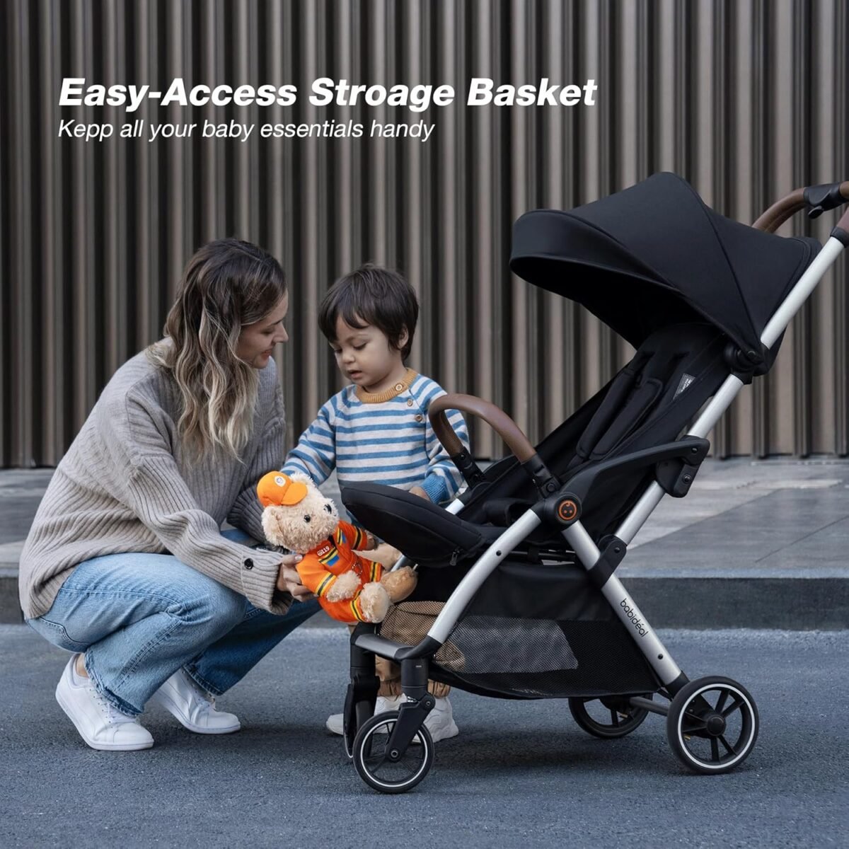 1746989631 travel stroller overhead friendly compact baby strollernewborn to 50lbs self folding toddler pushchair for travel full reclining seat cup holder included.jpg