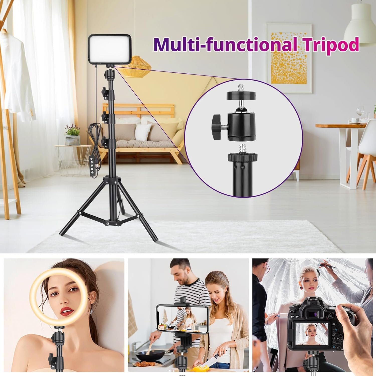 1746992508 torjim rgb photography video lighting studio lights with adjustable tripod stand 16 color lighting for video recordingyoutubetiktoklive streamingmake upvlogging.jpg
