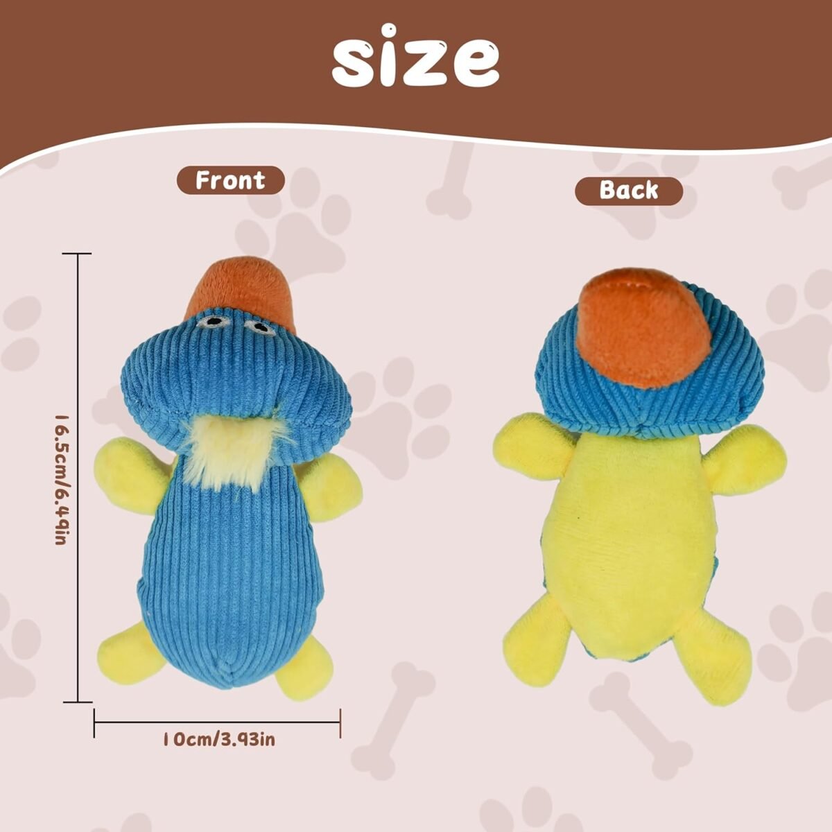 1746998753 squeaky dog toys to keep them busy squeaky dog toys with soft fabric for small medium dogs for daily interaction companion training 1pcs blue duck.jpg