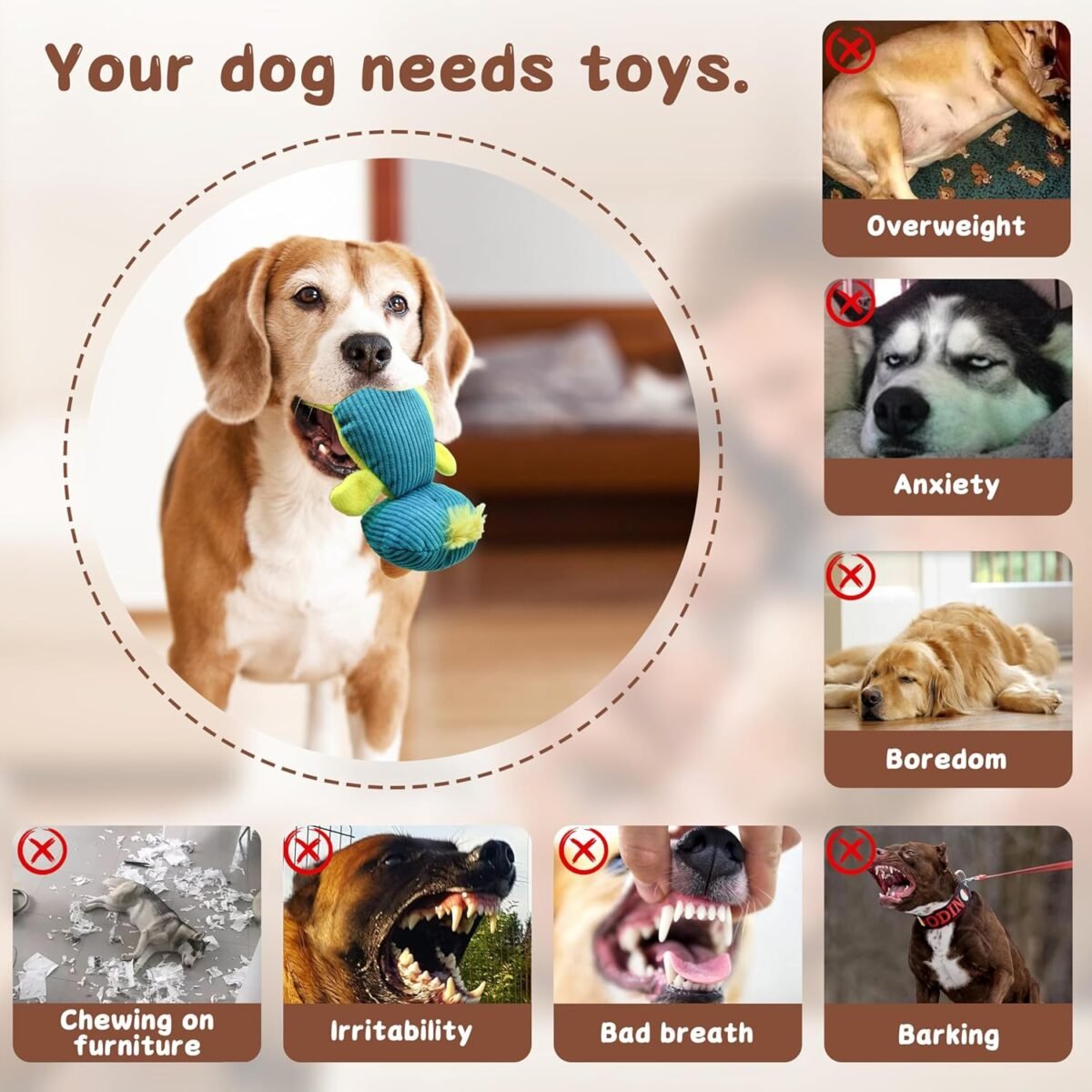 1746998757 squeaky dog toys to keep them busy squeaky dog toys with soft fabric for small medium dogs for daily interaction companion training 1pcs blue duck.jpg