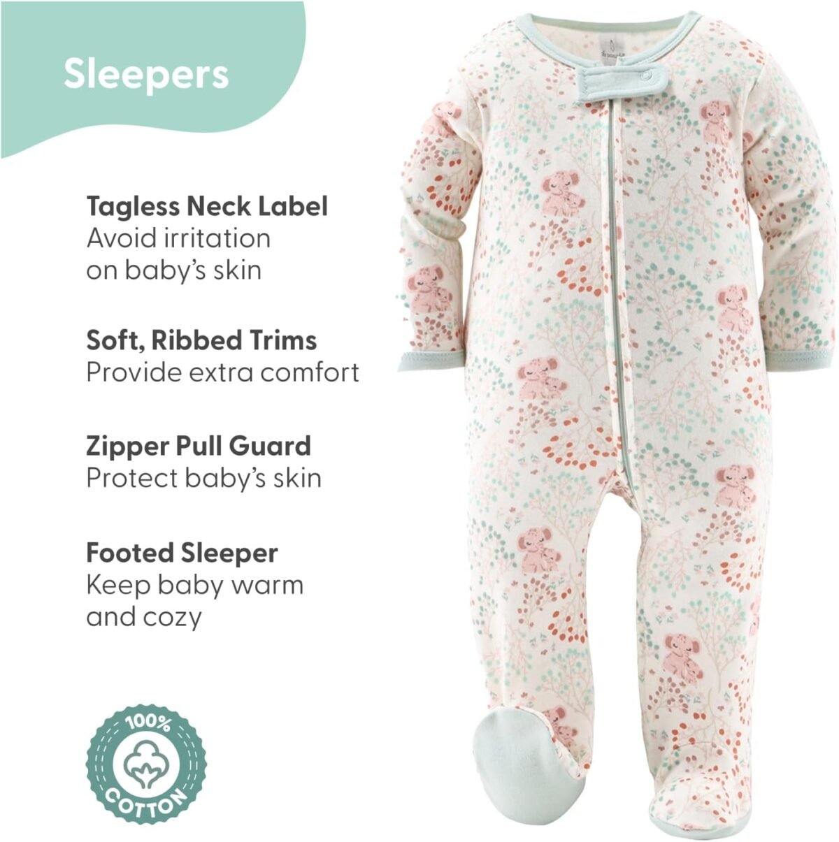 1747048725 the peanutshell baby layette gift set for girls 30 piece new born girl gift set baby clothes 0 9 months floral elephant.jpg