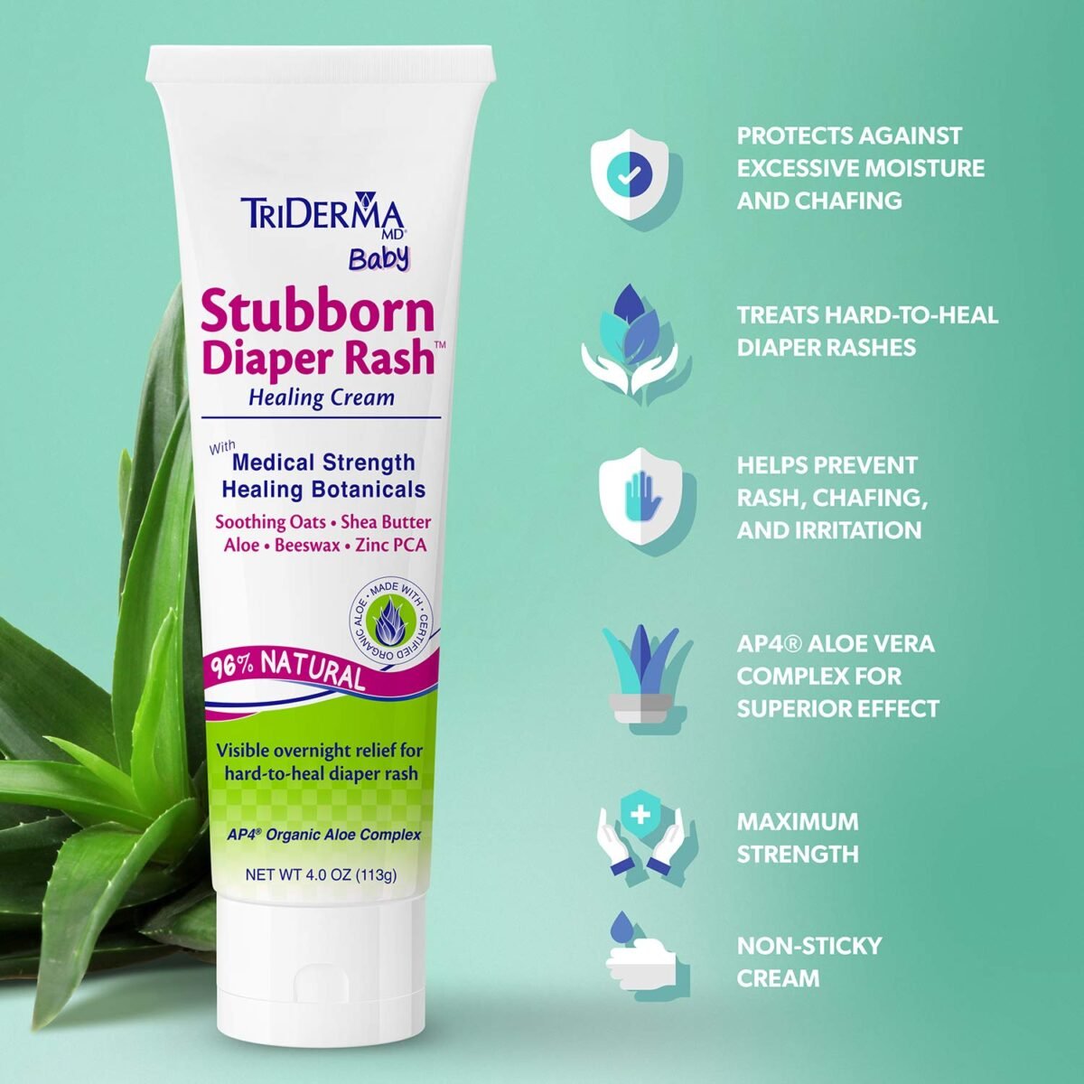 1747179073 triderma md baby stubborn diaper rash relief cream healing for hard to heal diaper rash treat and prevent diaper rash and seal out wetness non greasy diaper rash ointment 4.0 ounce.jpg