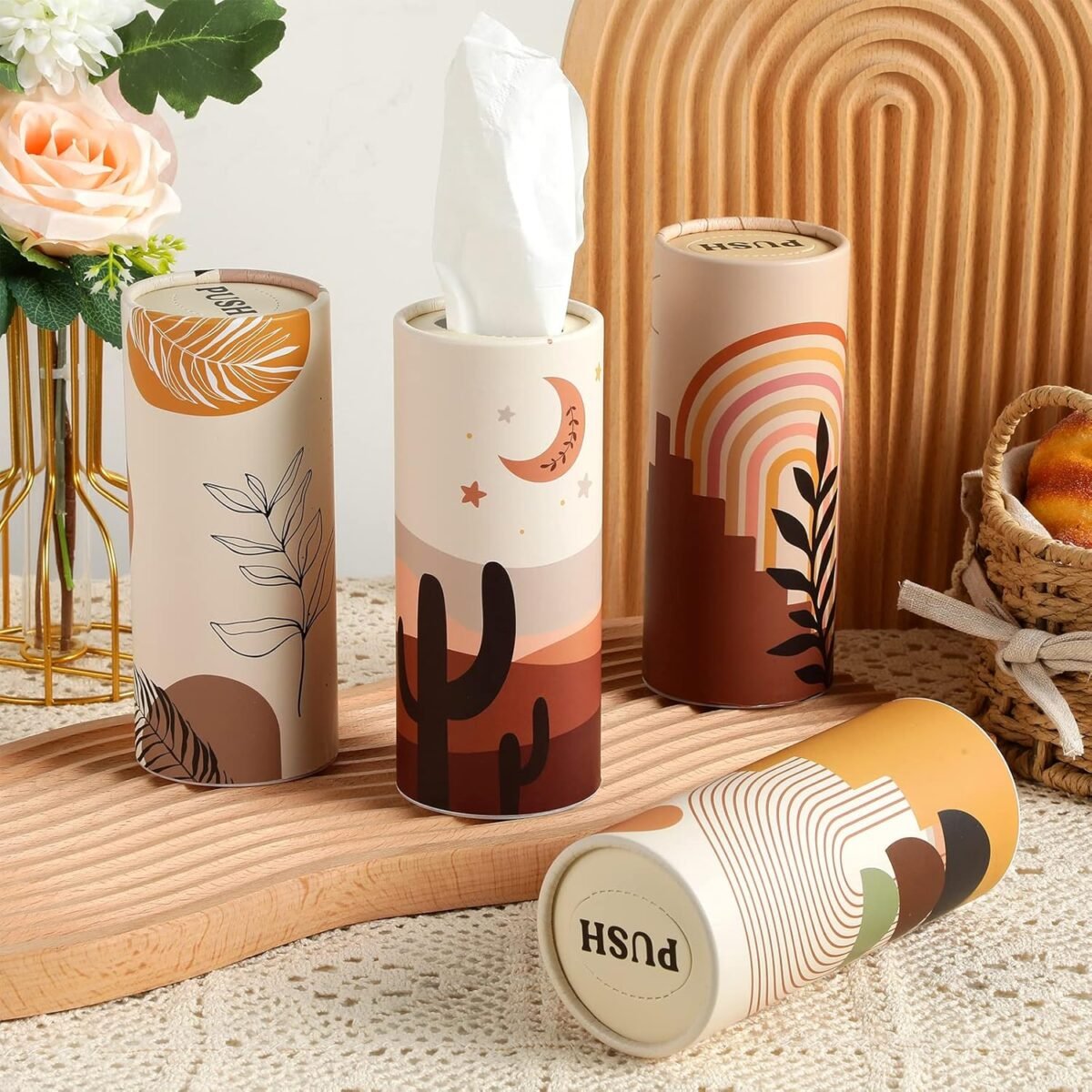 1747213569 tatuo 8 pack car tissues cylinder holder with 3 ply facial bulk boho round tissue holder travel tissues boxes container for car cup wedding gifts home bathroom office.jpg