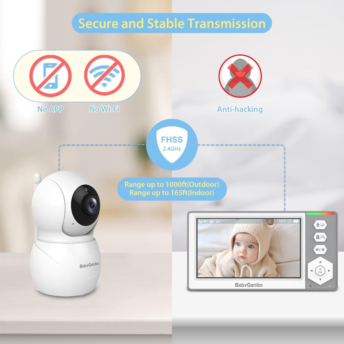 1747214623 baby monitor with camera and audio 4.3 video baby monitor no wifi with 1000ft long range and 30 hour battery remote pan tilt zoom night vision eco mode 2 way talk.jpg